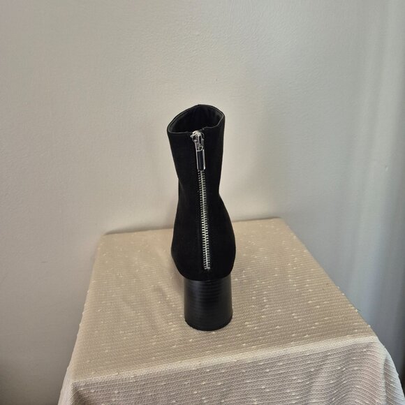 Black Booties with Zipper - Picture 5 of 12